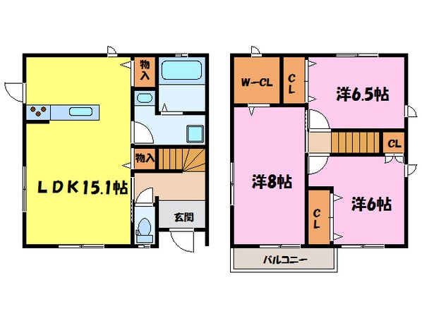 ラ　ルーチェの物件間取画像